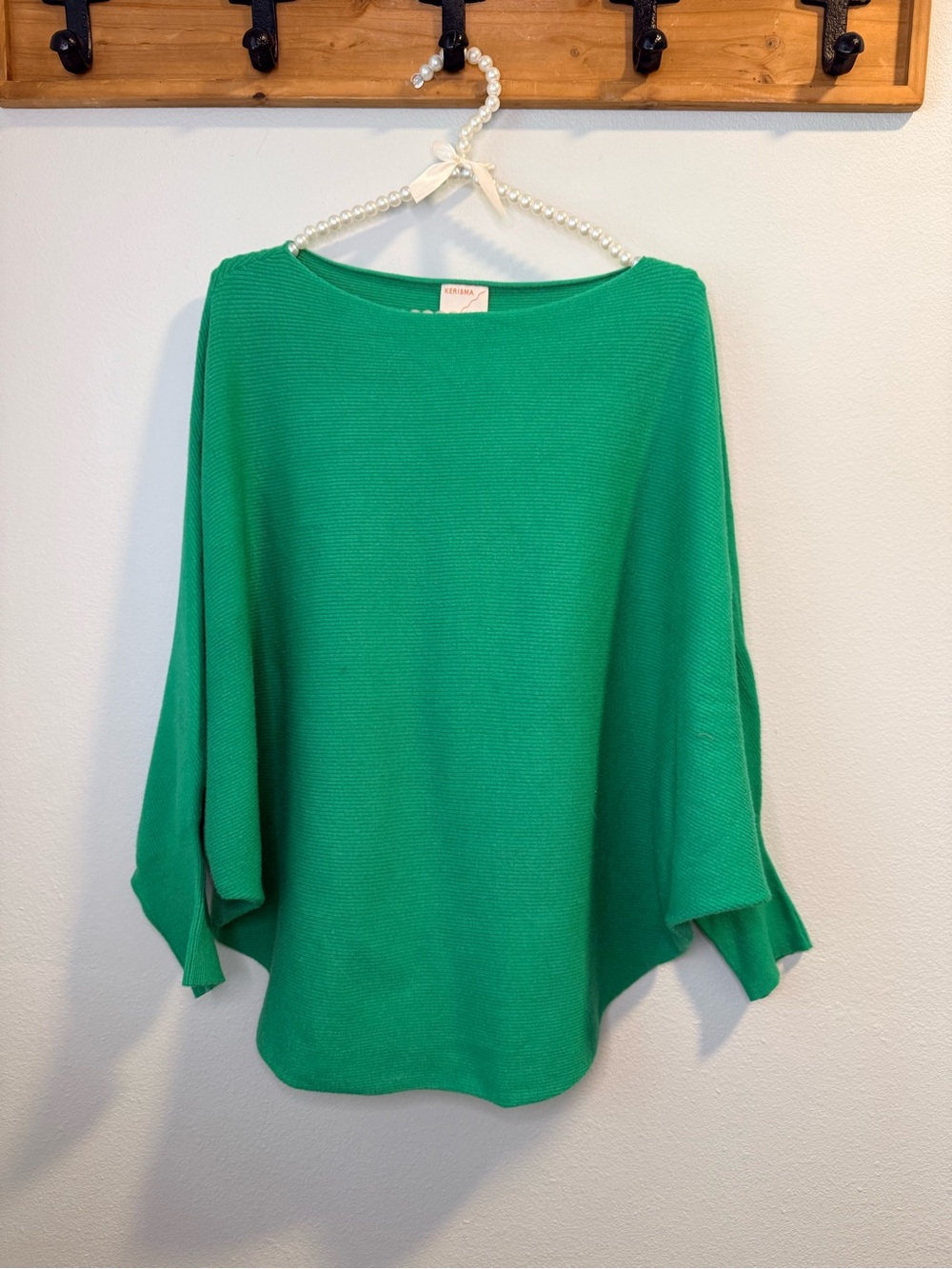 Kerisma Ryu Green Dolman Sweater M/L
